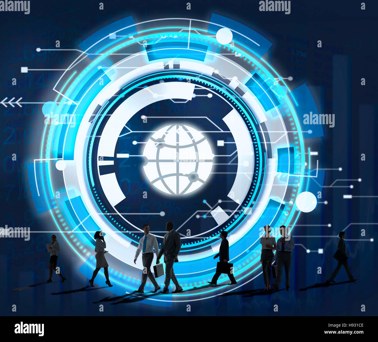 La palette de technologies Web Global Media Concept Banque D'Images La palette de technologies Web Global Media Concept Banque D'Images
