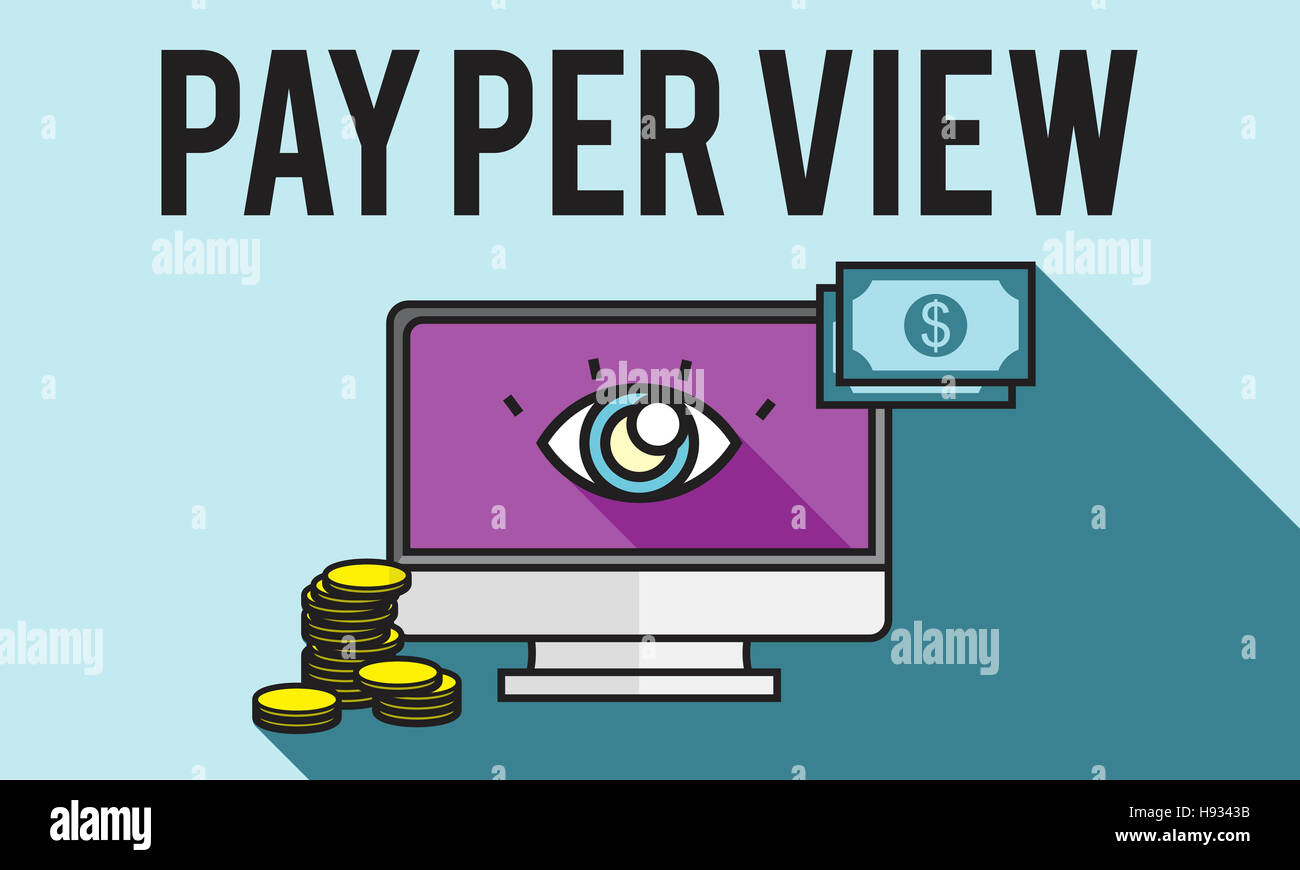 Paiement à la notion de marketing en ligne Banque D'Images