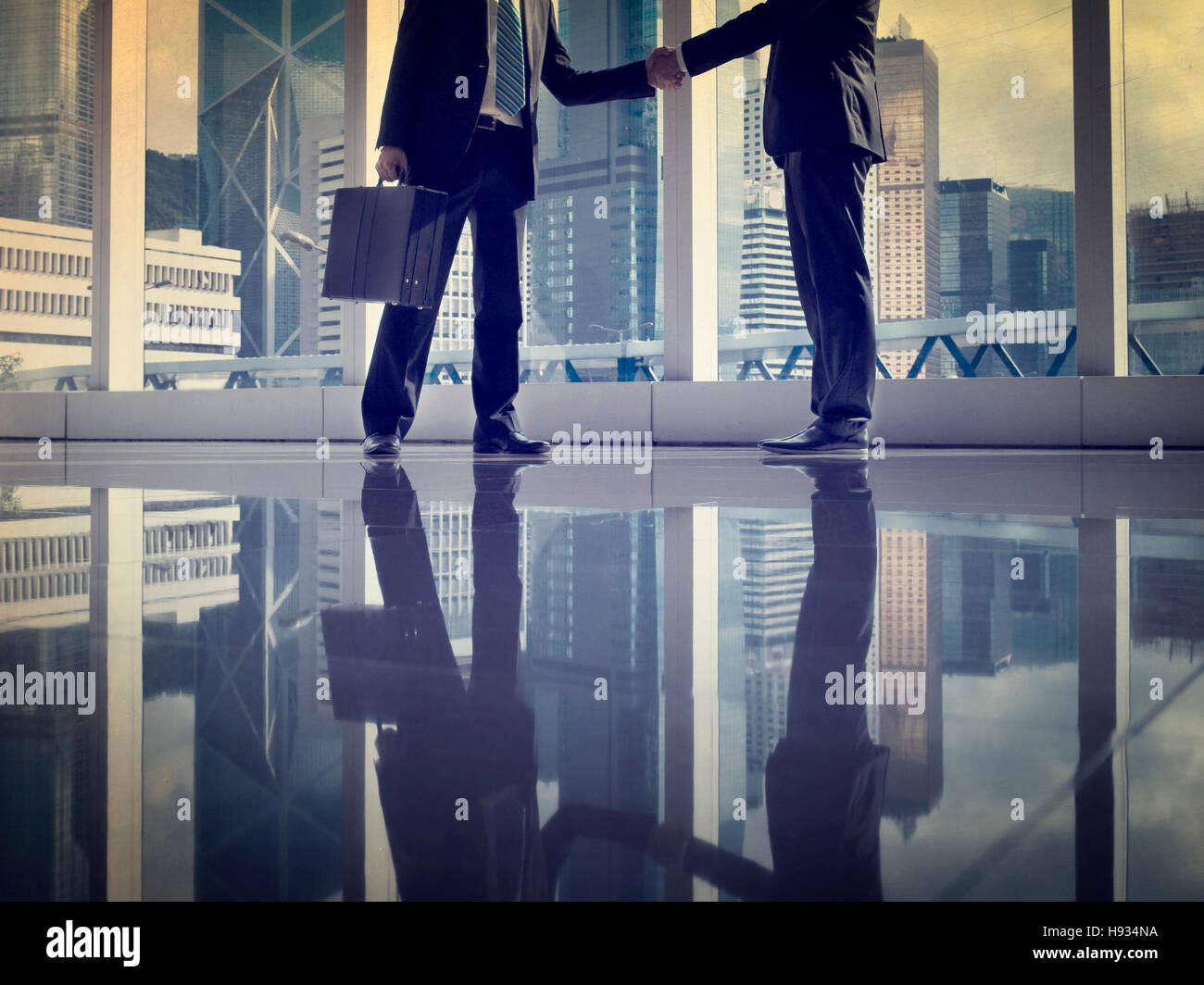 Poignée de main Partnetship asiatiques Accord Concept Banque D'Images