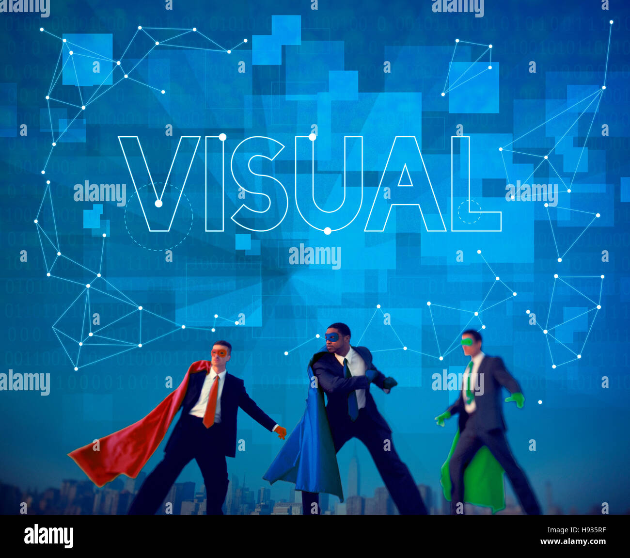La pensée créative l'innovation visuelle Concept Visibilité Banque D'Images