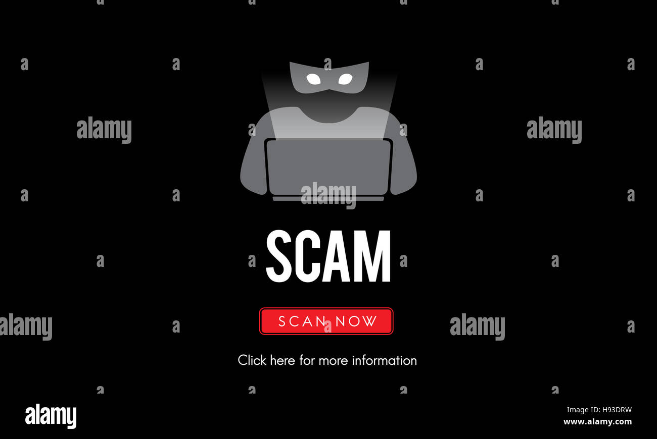 Spyware Virus Scam Antivirus Malware Concept Banque D'Images
