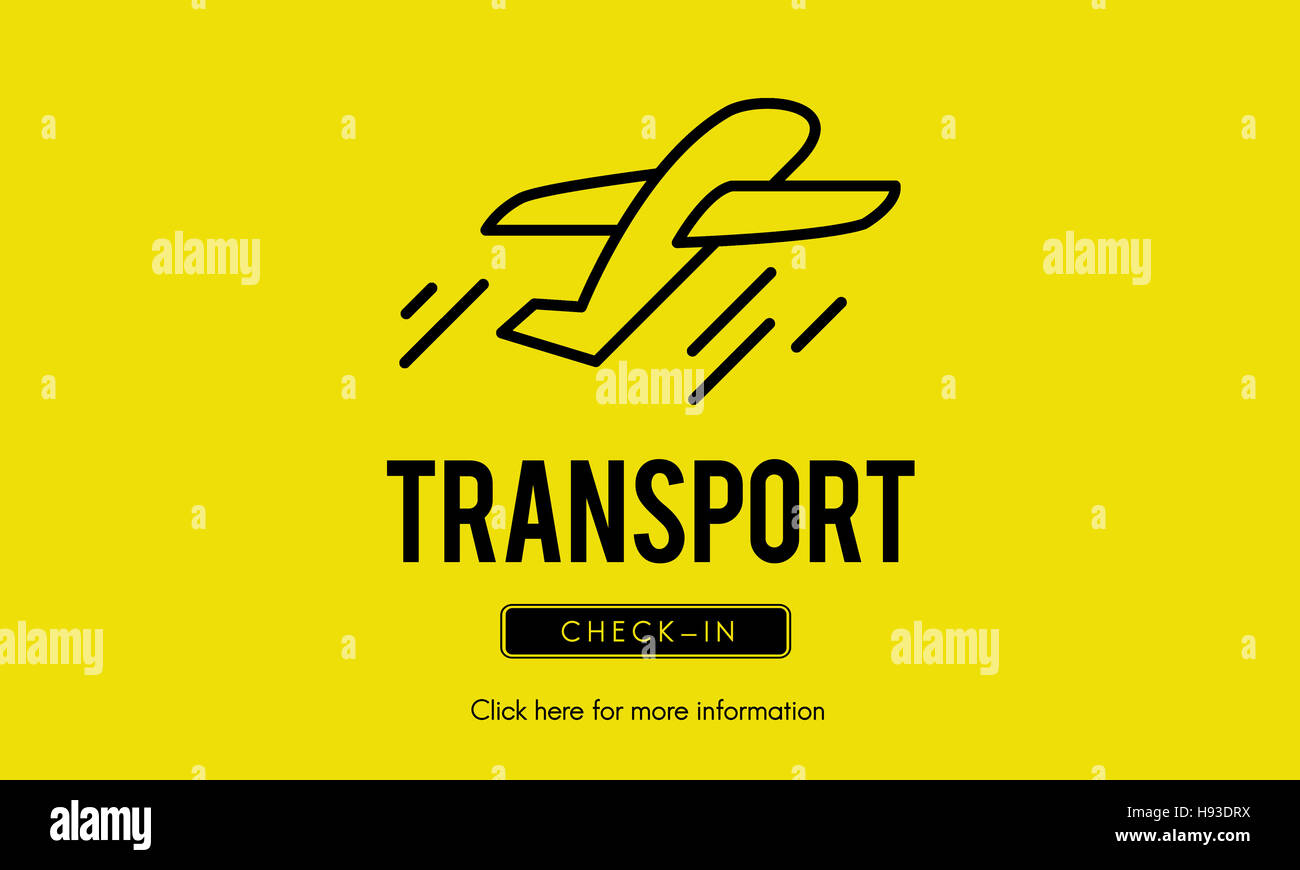 Départ de Voyage Transport Concept take off Banque D'Images