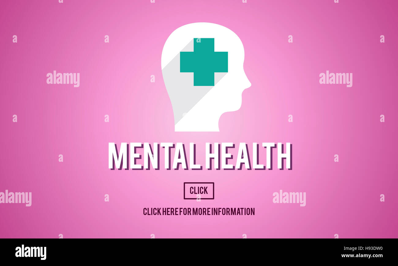 Santé mentale Psychologie médecine émotionnelle Concept Banque D'Images