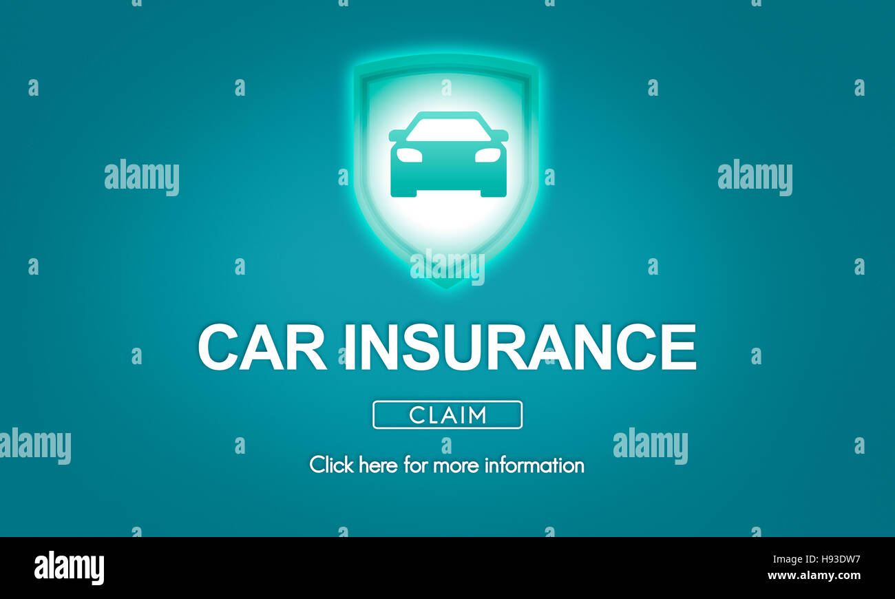 Auto Assurance Accident Concept de protection de la propriété Banque D'Images
