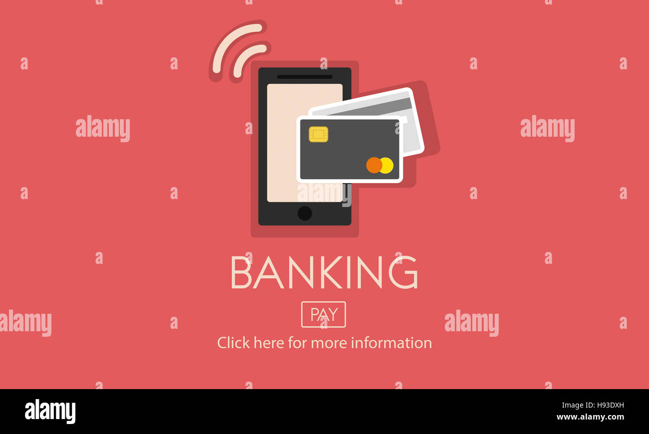 E-commerce bancaire de paiement numérique concept Trésorerie Banque D'Images