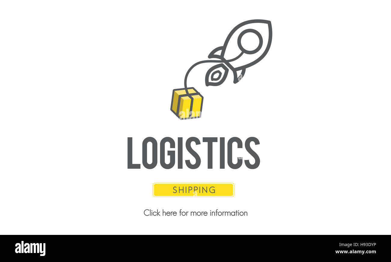 La distribution Logistique Cargo Frieght Concept de fabrication Banque D'Images