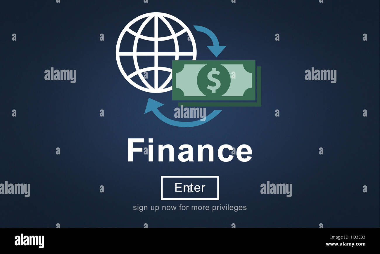 Finance Argent Cash Concept Économie Banque D'Images