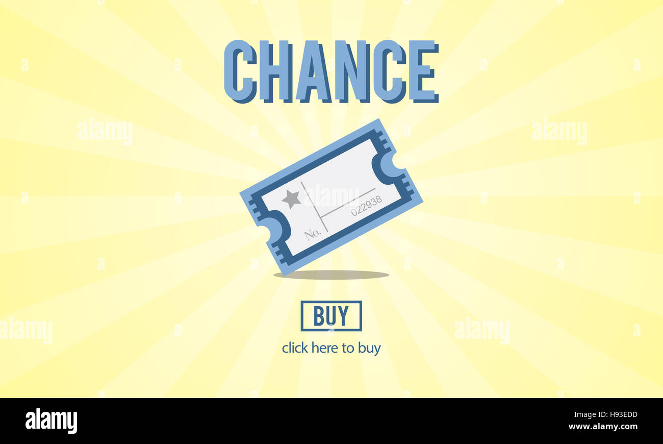 Chance de gagner des prix de loterie Lotto Concept Banque D'Images