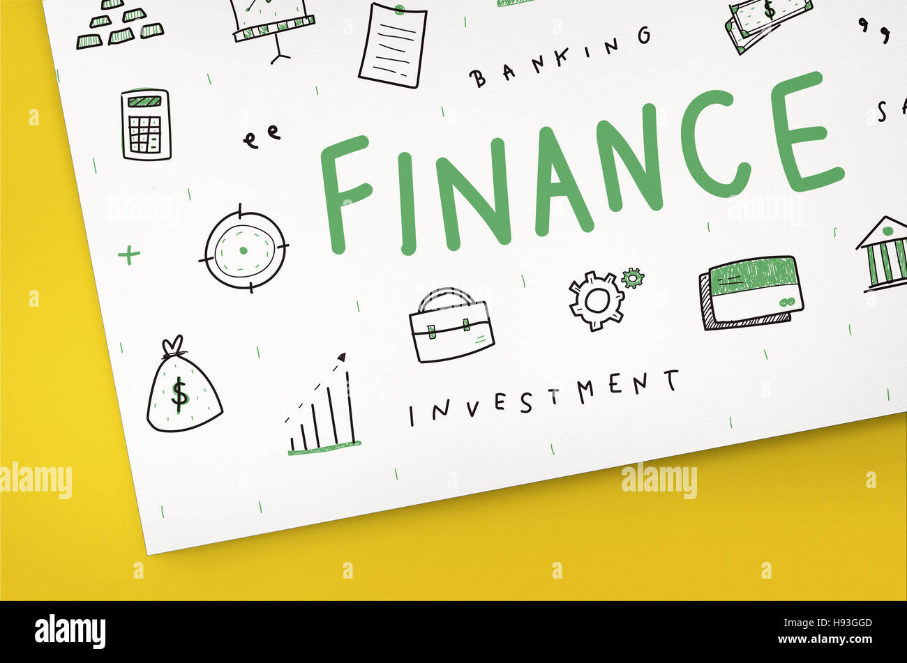 Le commerce de l'argent bancaire comptabilité Finances Concept Banque D'Images