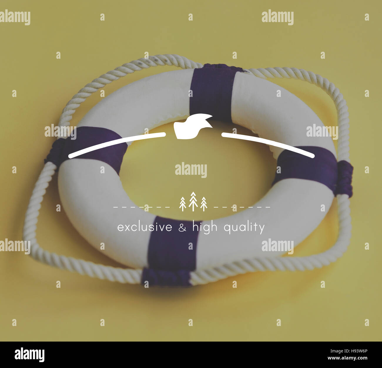 Bannière Marketing de marque de haute qualité copie Espace Concept Banque D'Images