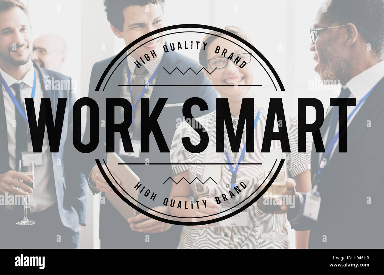 La planification de la production effective Work Smart Concept Banque D'Images