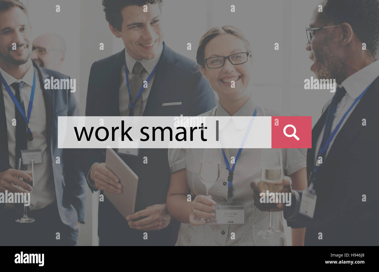 La planification de la production effective Work Smart Concept Banque D'Images