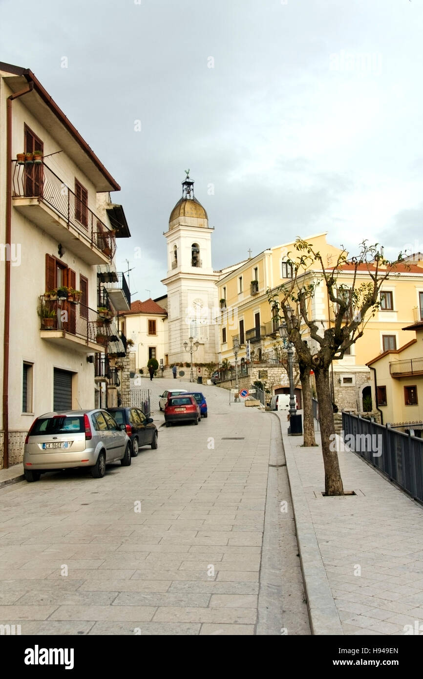 Église Santa Maria degli Angeli, 1688, Pietralcina, Bénévent, Campanie, Italie Banque D'Images