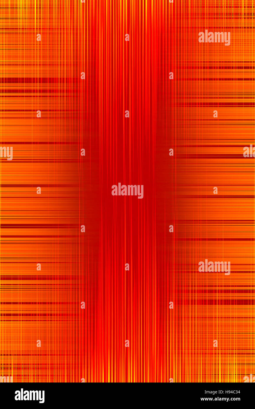 Le chevauchement des lignes à rayures rouge et orange background Banque D'Images