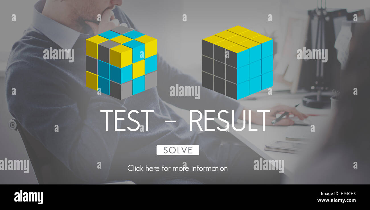 Résultat de Test de l'évaluation du développement du concept de progrès Banque D'Images