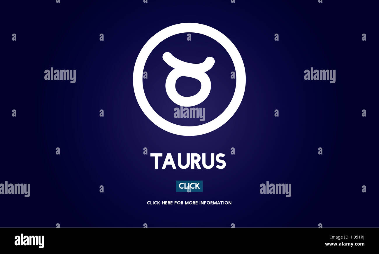 Signe du Zodiaque Taureau Horoscope Concept Galaxy Banque D'Images