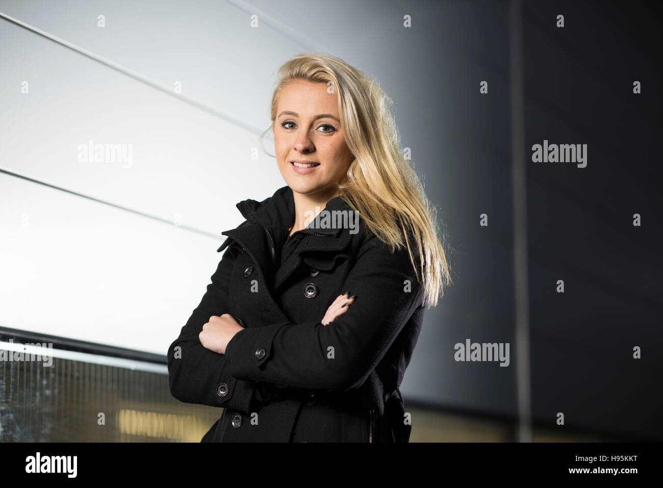 Nageur Siobhan-Marie O'Connor a représenté la Grande-Bretagne lors des Jeux Olympiques. Banque D'Images