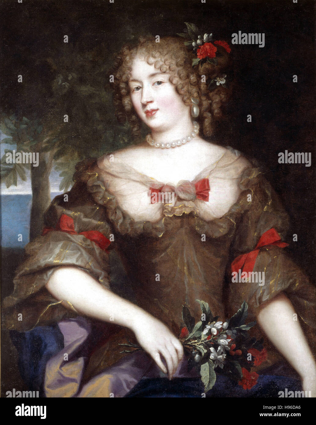 Pierre Mignard - Francoise-Marguerite De Sevigné, Comtesse de Grignan - Banque D'Images