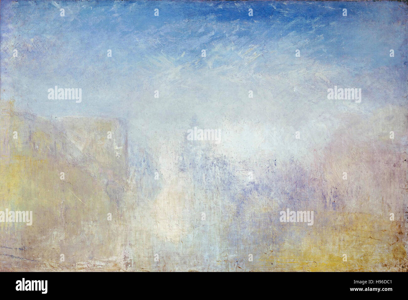 Joseph Mallord William Turner - Venise avec le Salut Banque D'Images