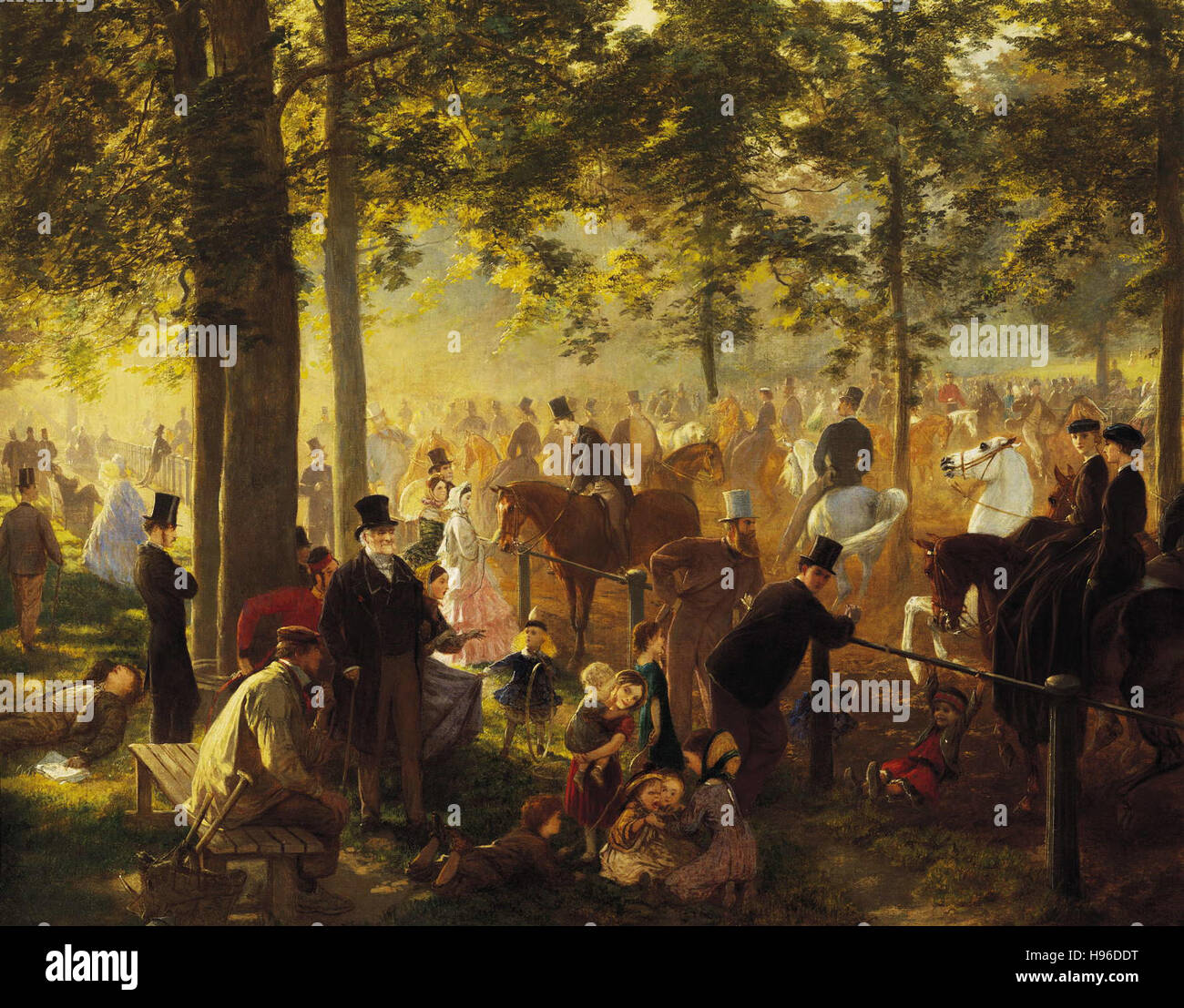 George de Rotten Row Thomas Hausman Banque D'Images