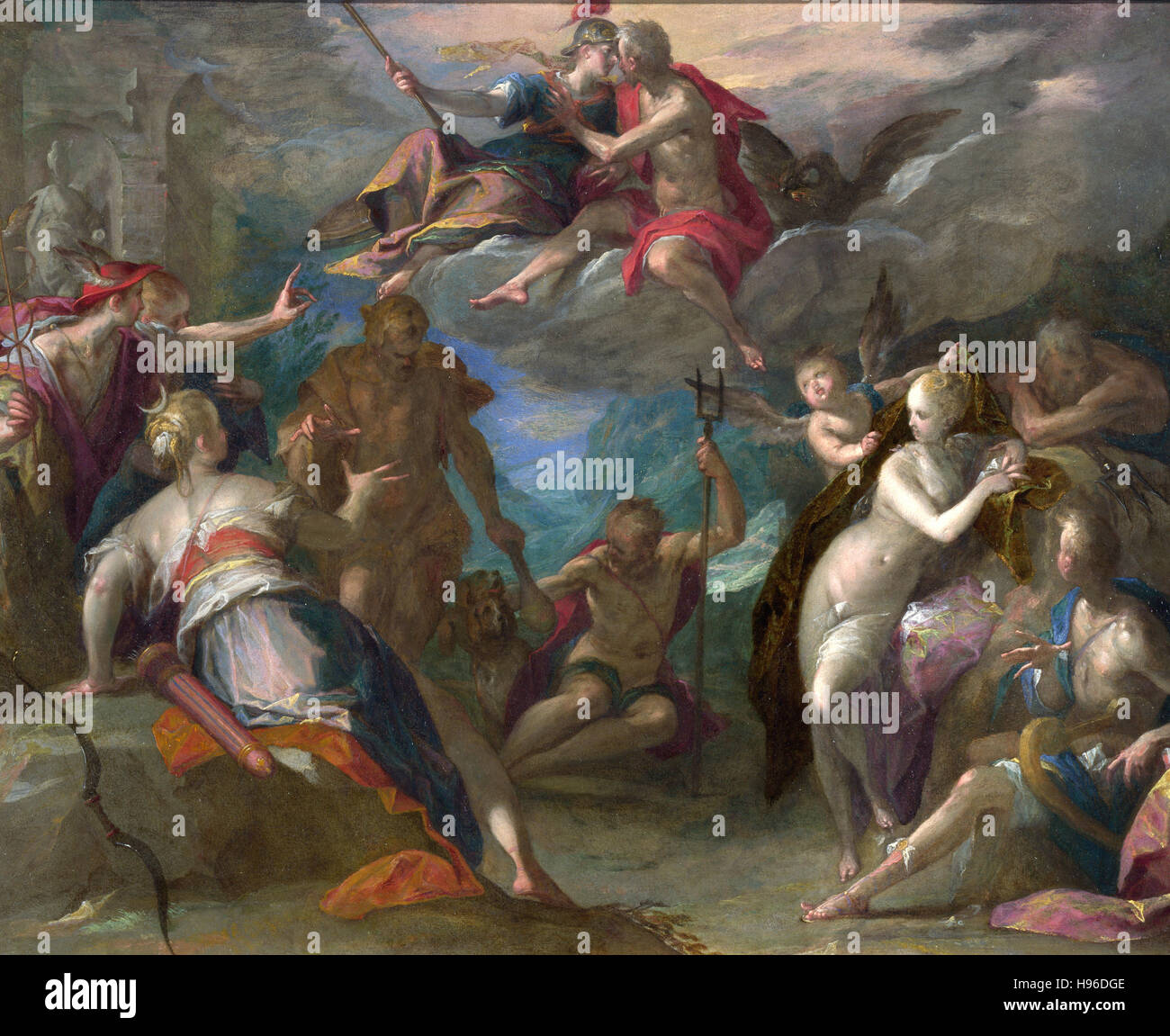 HANS VON AACHEN - l'émerveillement des dieux Banque D'Images