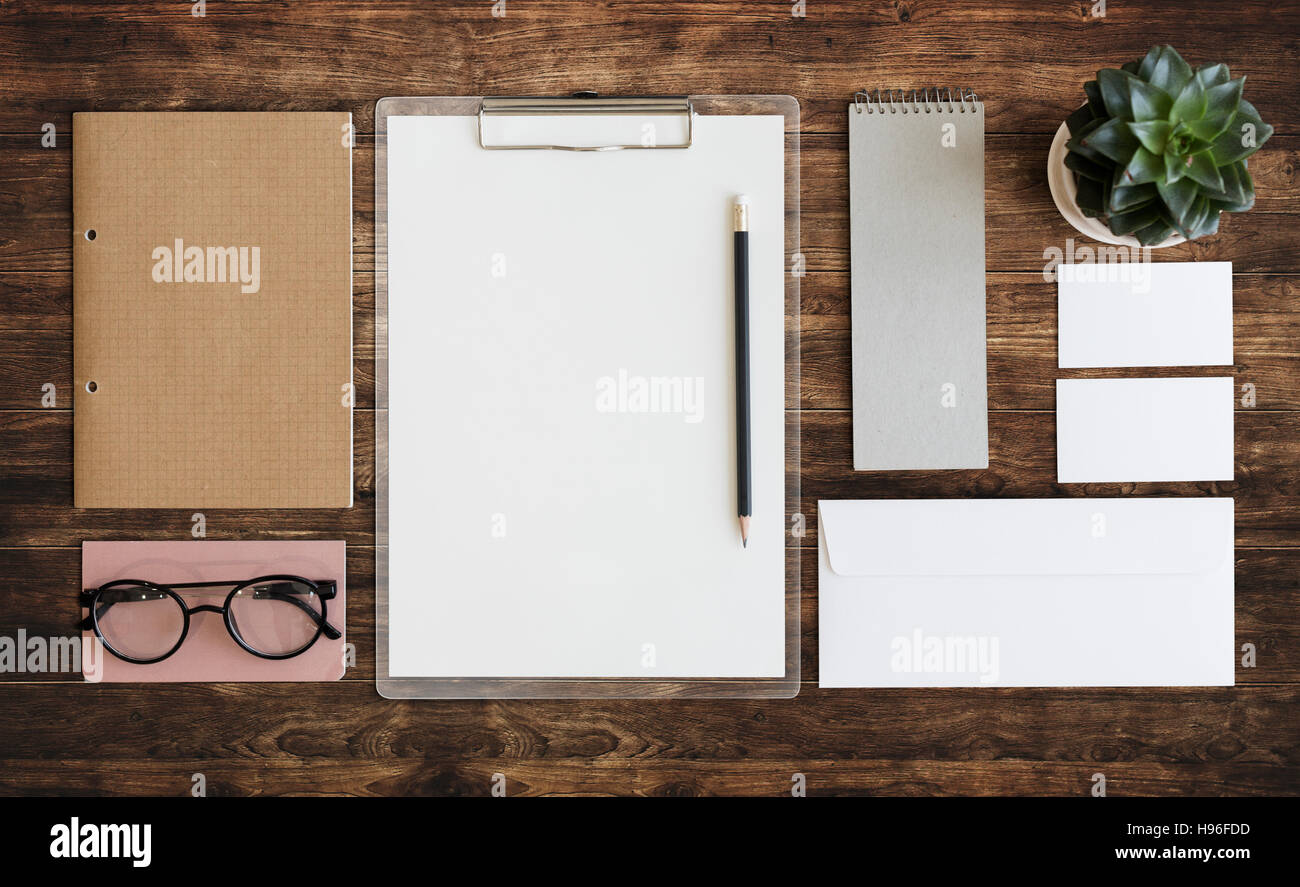 L'arrêt de la paperasserie Document Organisation Concept Banque D'Images