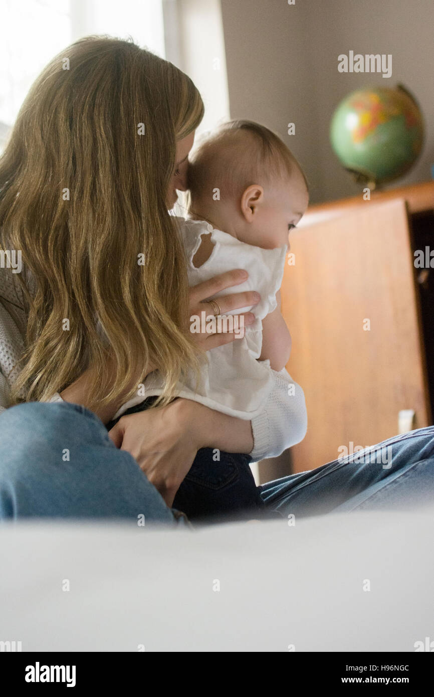 Mother and Daughter (18-23 mois) Banque D'Images