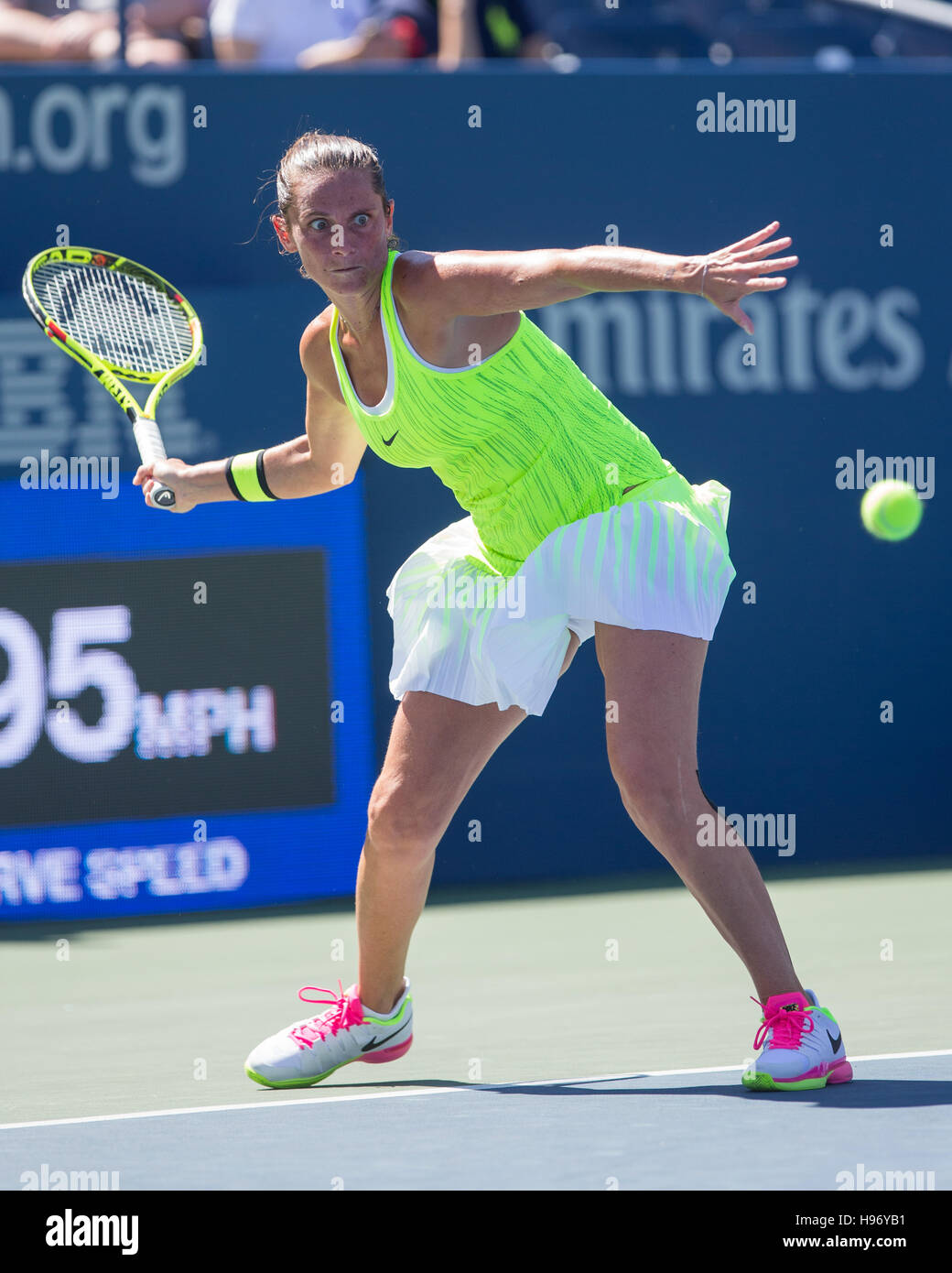 ROBERTA VINCI (ITA) à l'US Open 2016 championnats dans Flushing Meadows, New York, USA Banque D'Images