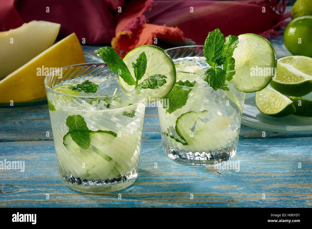 Miellat aqua fresca Banque D'Images