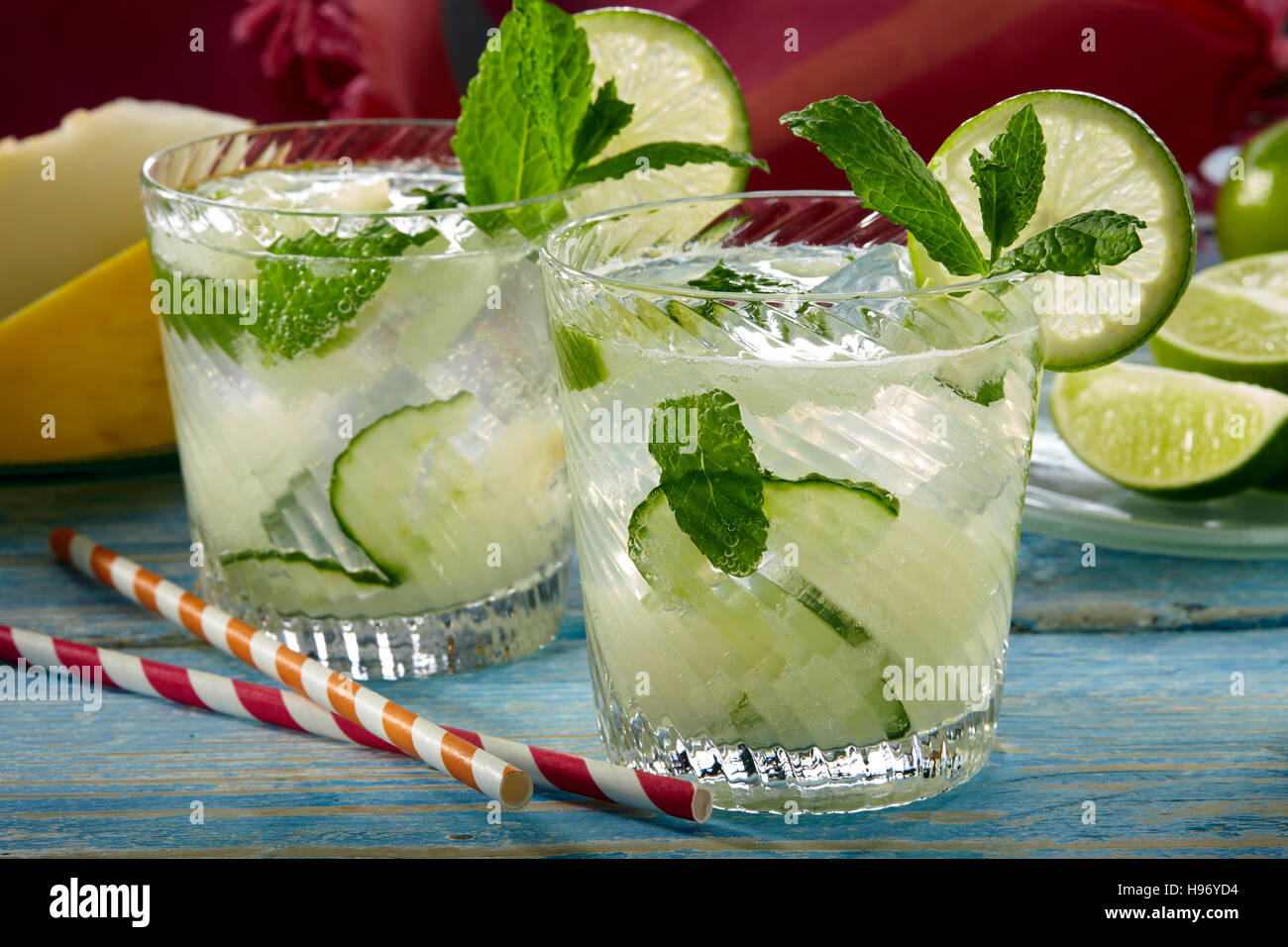 Miellat aqua fresca Banque D'Images