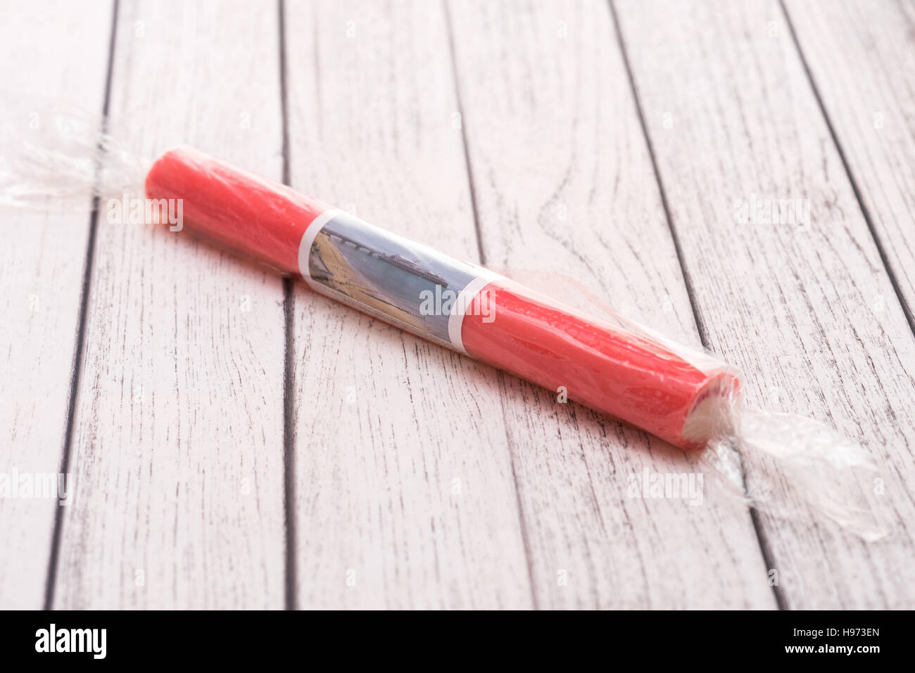 Stick de station rock candy Banque D'Images