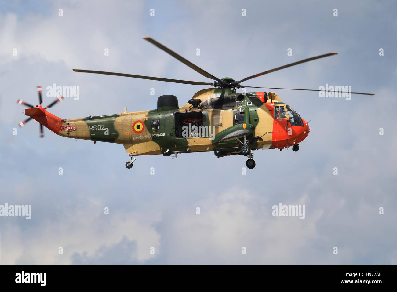 Hélicoptère à l'Airshow Banque D'Images