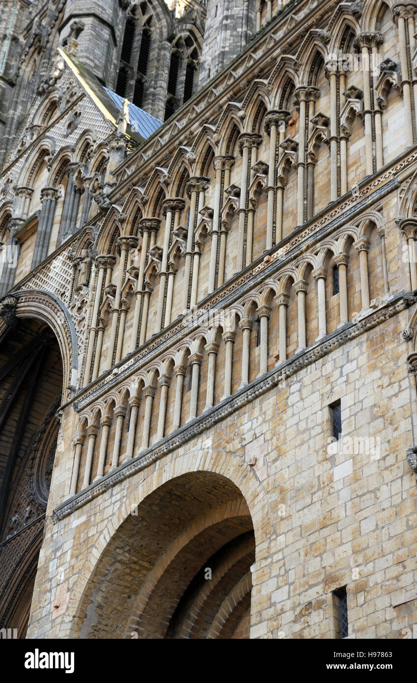 La Cathédrale de Lincoln en Angleterre Banque D'Images