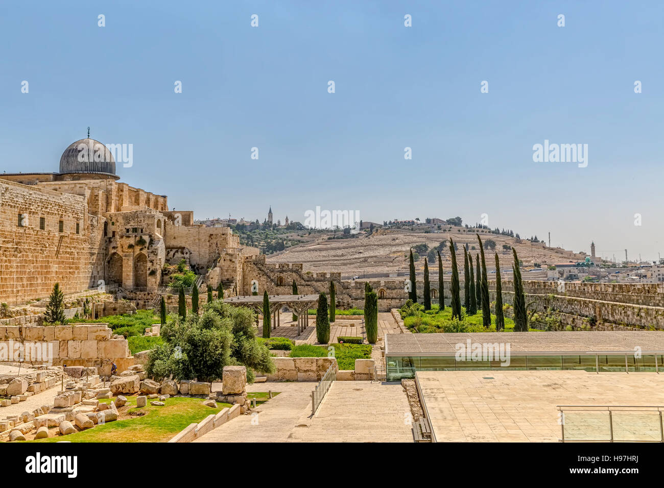Le temple de Salomon et la mosquée Al-Aqsa Jérusalem Photo Stock - Alamy