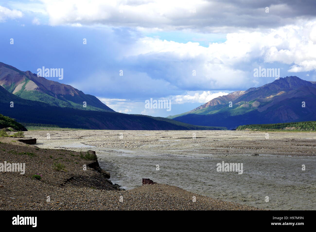 Le parc national Denali et préserver (mont Mckinley), Alaska Banque D'Images