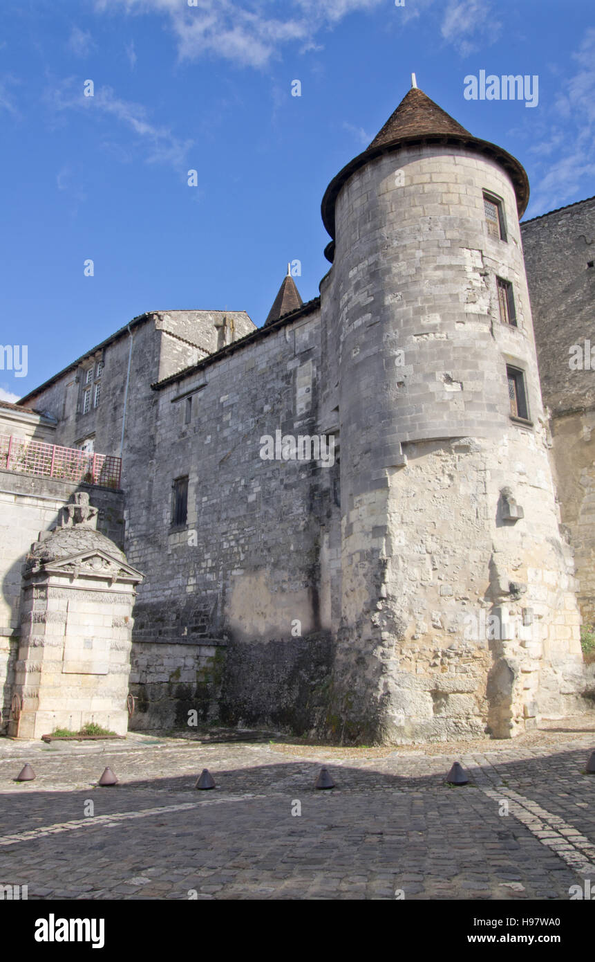 Le Château de Cognac Banque D'Images