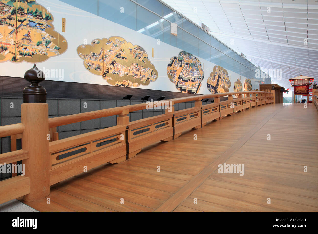 Japon, Tokyo, l'aéroport de Haneda, des départs, de l'intérieur, Banque D'Images