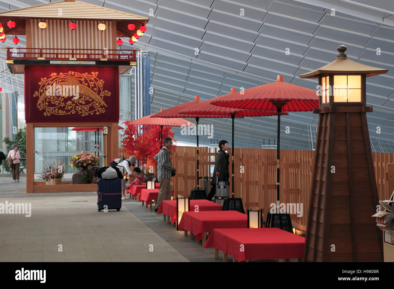 Japon, Tokyo, l'aéroport de Haneda, des départs, de l'intérieur, Banque D'Images