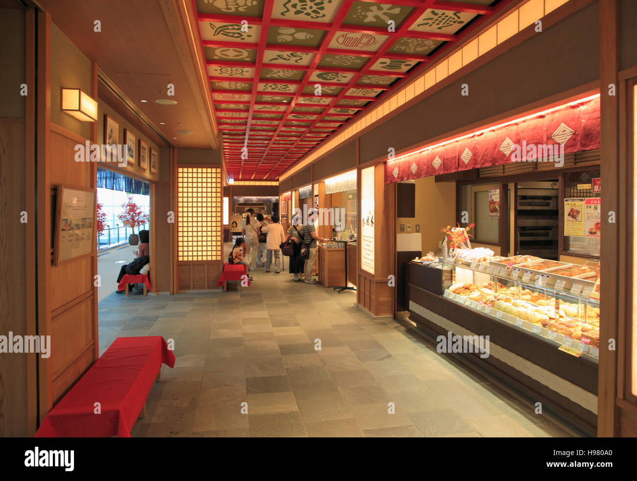 Japon, Tokyo, l'aéroport de Haneda, des départs, de l'intérieur, Banque D'Images