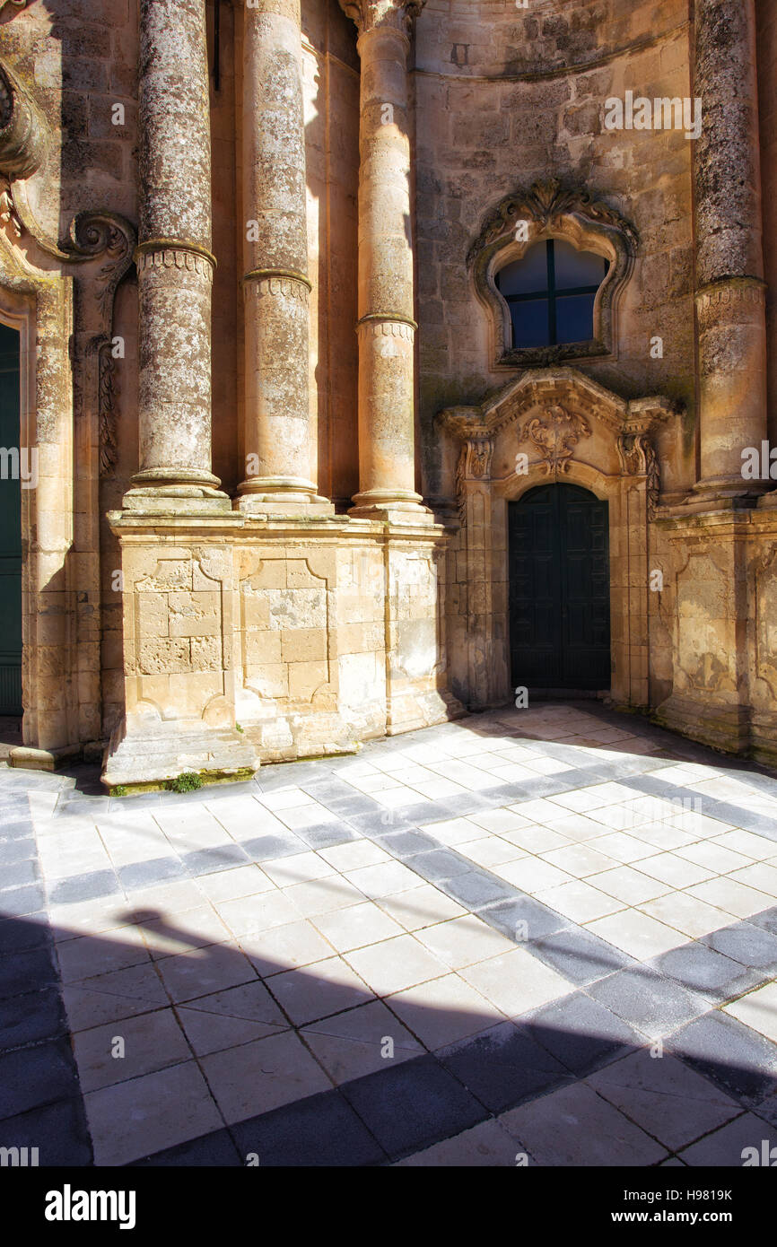 San'Antonio da Padova église de Buscemi, Sicile, Italie Banque D'Images