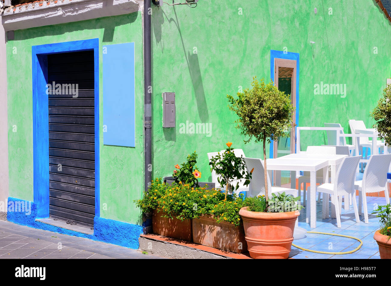 Avis de Maratea. Basilicate Italie Banque D'Images