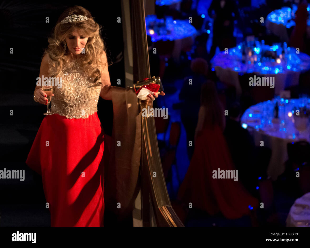 Londres, Royaume-Uni. 19 novembre, 2016. Quatrième Fédération Debutante Ball Crédit : Guy Josse/Alamy Live News Banque D'Images