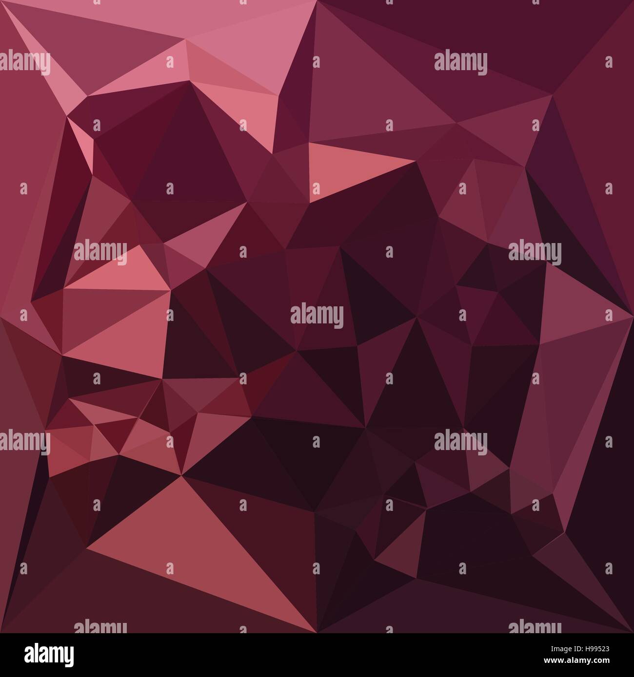 Style polygone faible illustration d'un rouge framboise foncé géométrique abstrait arrière-plan. Illustration de Vecteur
