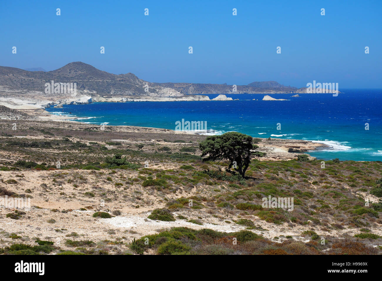 Île de Milos, Grèce Banque D'Images