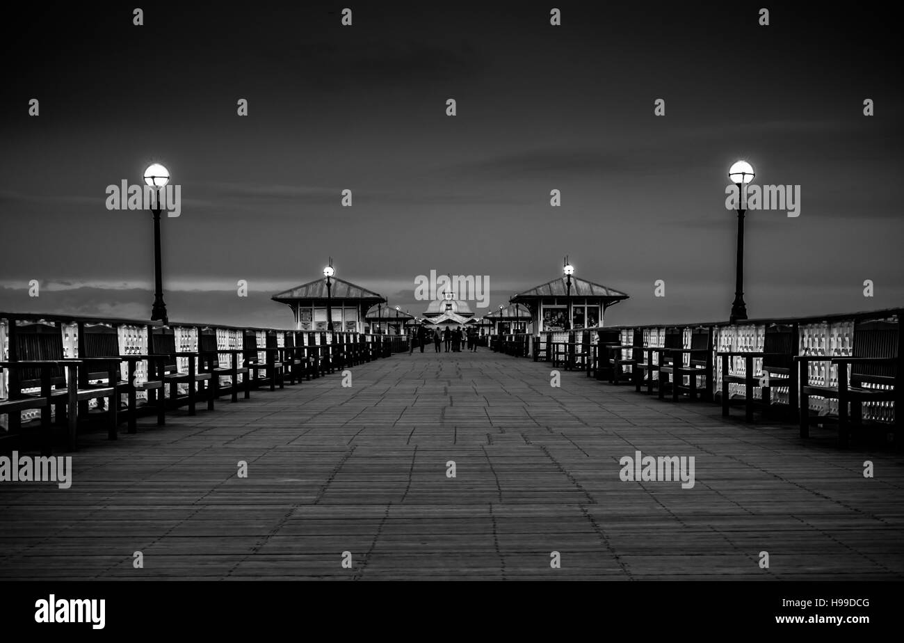 Jetée de Llandudno, au Pays de Galles Banque D'Images