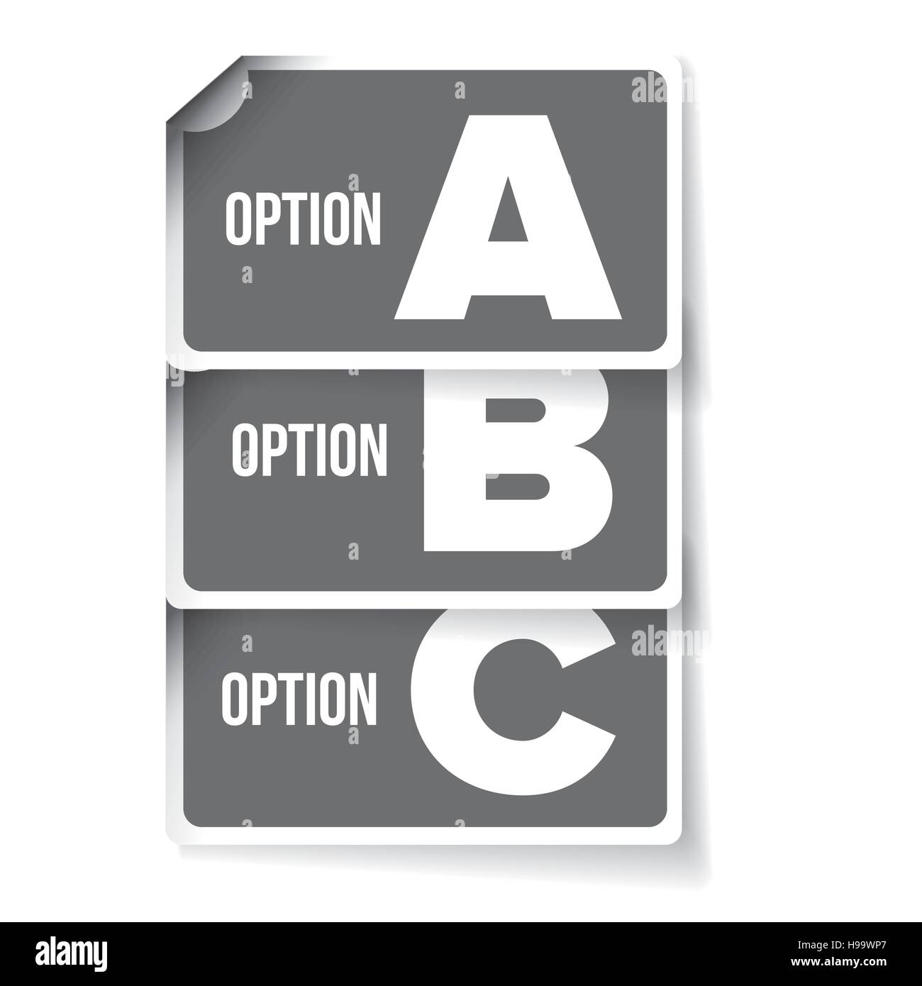 A B C lettres barre de progression Illustration de Vecteur