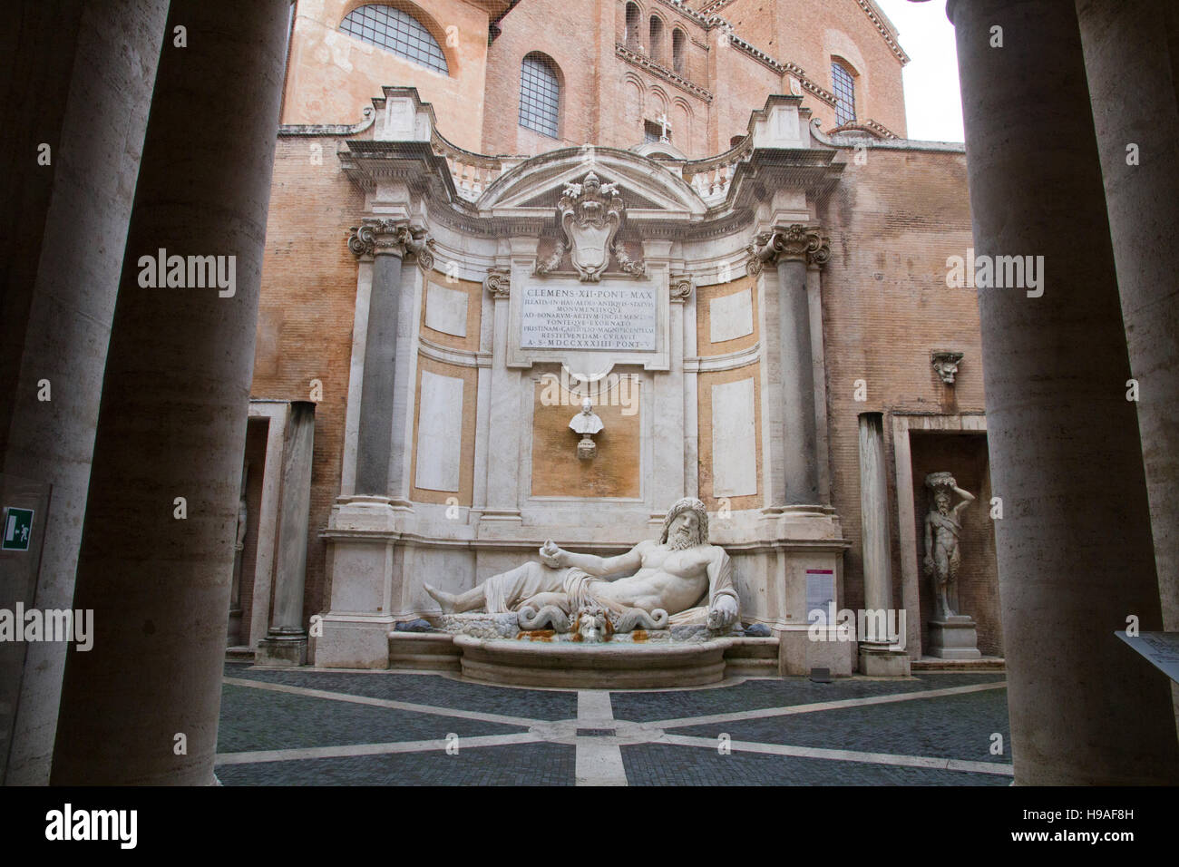 Rome, Italie, les musées du Capitole, Musei Capitolini, monument touristique du patrimoine de l'art Banque D'Images