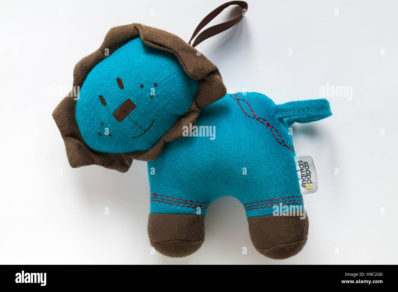 Mamas & Papas lion peluche douce isolé sur fond blanc Photo Stock - Alamy