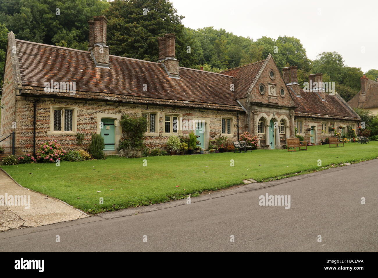 Hospices,Milton Abbas, Dorset, Royaume-Uni Banque D'Images