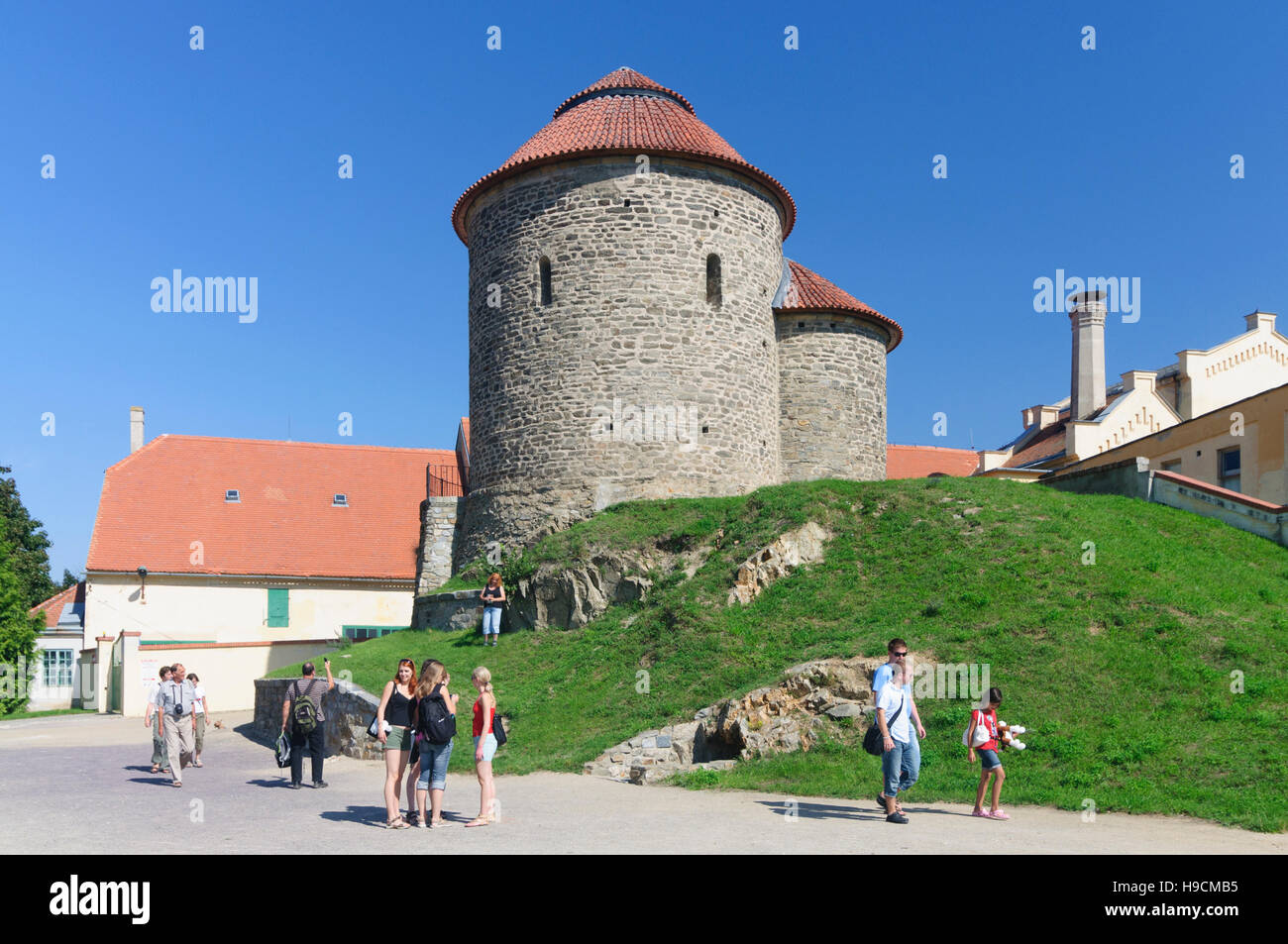 Znojmo (Znaim) : Rotonde de Sainte Katharina, , Jihomoravsky, Mauritius, South Moravia, République Tchèque Banque D'Images
